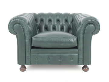 CHESTERFIELD CLASSIC ORIGINS - Tufted leather armchair with armrests by Crearte Collections - view 2